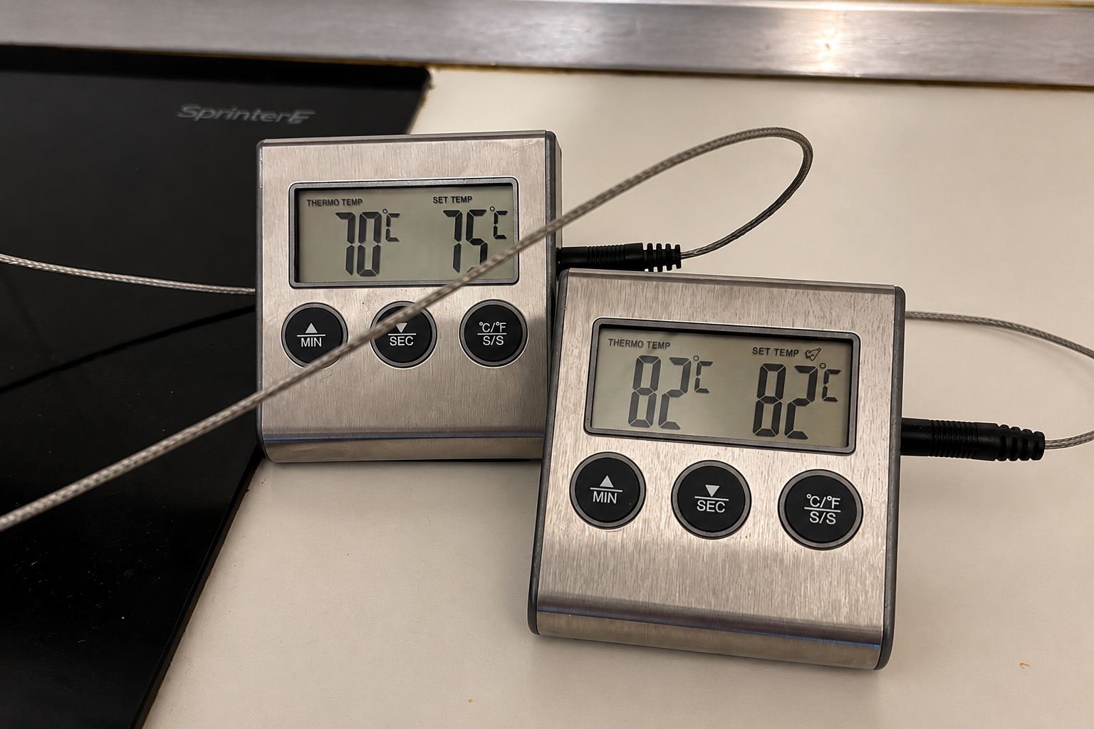 Digital Thermometer Setup
