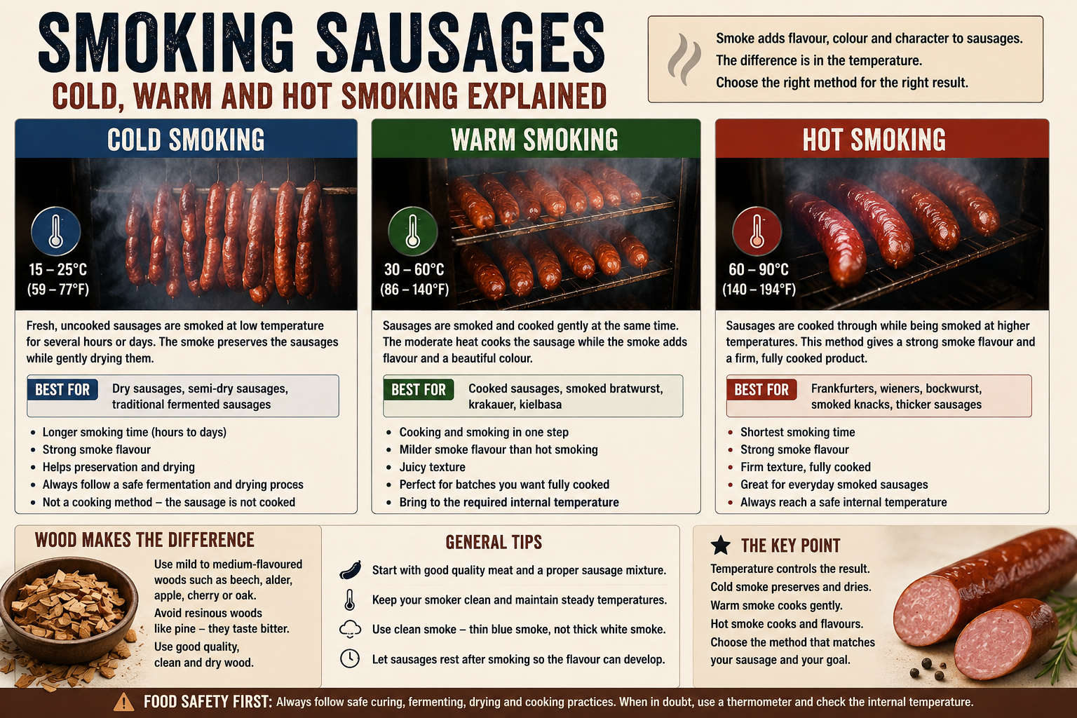 Smoking Sausages Explained