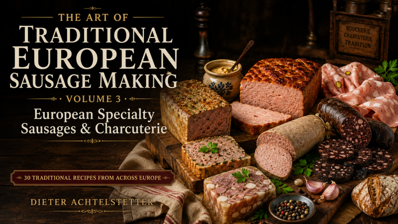 The Art of Traditional European Sausage Making – Volume 3: European Specialty Sausages & Charcuterie