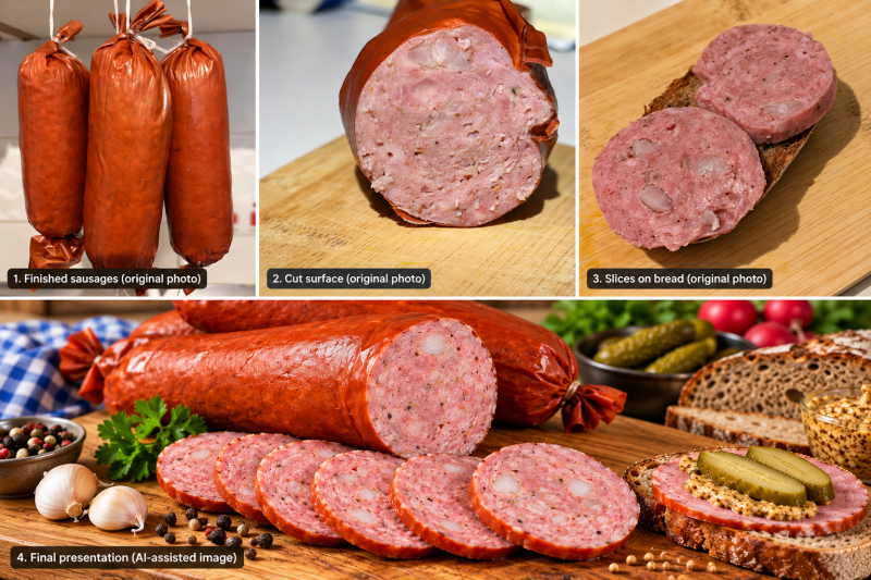 Image explaining AI-use in Dieters Sausage Kitchen