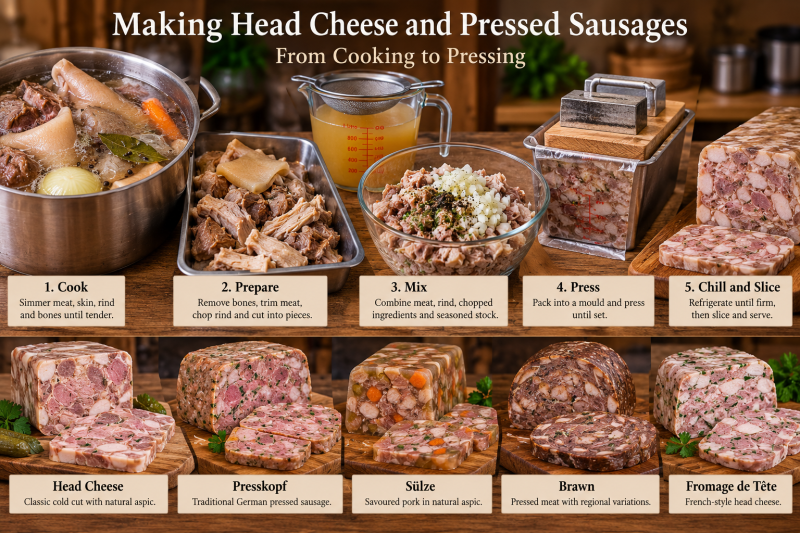 Making head cheese
