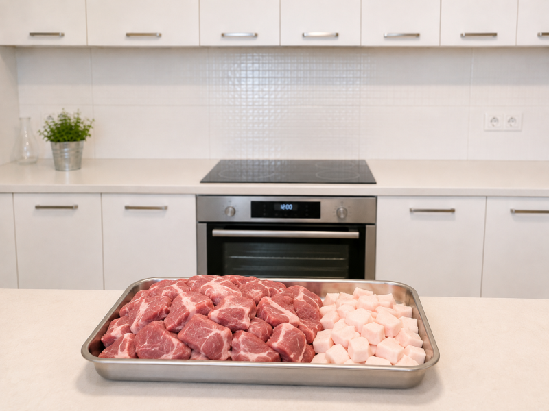 Selection of meat