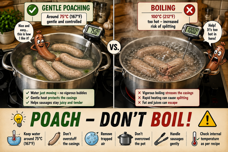 Poaching vs Boiling